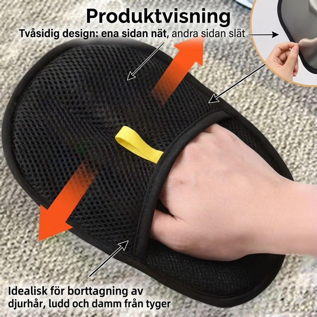 Toppborste för borttagning av husdjurshår